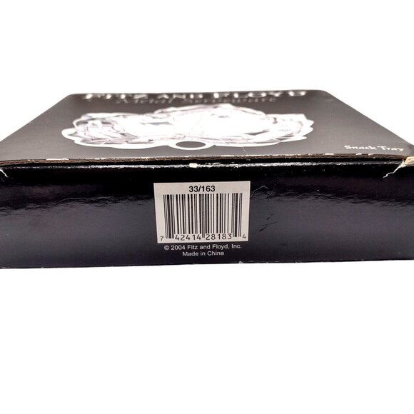 Fitz And Floyd Leaf-Shaped Metal Serveware Snack Tray Bowl Candy Dish Trinket - Picture 10 of 11